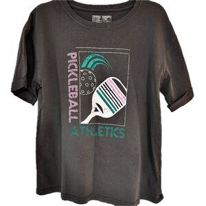 C &C California Distressed "PIckleball" T-Shirt Womens Sz M  NWT